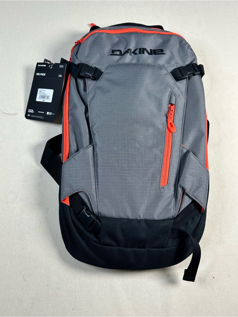 Dakine Heli Pack 12L Steel Grey ($120 msrp)